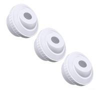 SP1419D Boquilla de chorro de piscina, salida de masaje de globo ocular de flujo direccional para piscinas y bañeras, flujo de agua fuerte, blanco, 2.3 pulgadas (1 unidad)
