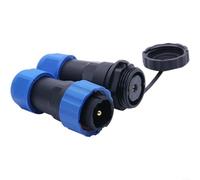 SP20 IP68 Waterproof Inline Aviation Connector With 2 14 Pin Threaded Socket for Marine Outdoor Lighting, And Construction Machinery (1 pin)