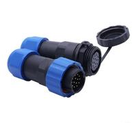 SP20 IP68 Waterproof Inline Aviation Connector With 2 14 Pin Threaded Socket for Marine Outdoor Lighting, And Construction Machinery (12pin)