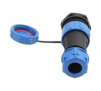 SP21 Conector de aviación impermeable IP68 con enchufe de panel de 2 pines a 12 pines para ferrocarriles, detectores subacuáticos, maquinaria industrial y sistemas de energía (2 pines)