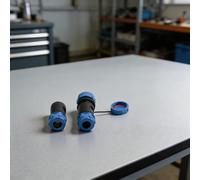 SP21 IP68 Conector de enchufe de aviación impermeable para uso en exteriores en iluminación LED, paneles solares, equipos de comunicaciones y cableado de maquinaria industrial (2 pines)