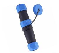 SP21 IP68 Conector de enchufe de aviación impermeable para uso en exteriores en iluminación LED, paneles solares, equipos de comunicaciones y cableado de maquinaria industrial (9 pines)