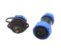 SP2110 Conector SP21 Brida 2/3/4/5/7/9/12 pines Conector de cable de alimentación IP68 macho y hembra, 1 unidad (5P)