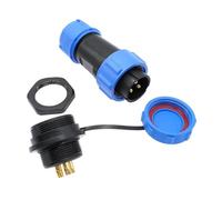 SP2110 SP2112 Conector SP21 tuerca trasera 2pin 3pin 4pin 5pin 7pin 9pin 12pin IP68 1 pieza (5P)