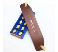 SP300 - Inserto de corte para portaherramientas de ranurado SPB332 SPB32-3, barra de herramientas de torneado de carburo con alta dureza y larga vida útil, compatible con
