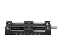 SP40A - Mesa deslizante DB65, eje X - Perilla manual de ajuste fino, plataforma de corte de aleación de aluminio, guía en de milano de 65 mm de carrera para microscopios e