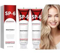 Sp6 Pasta de Dientes Ultra Blanqueadora,2pcs Sp-6 Probiotic Whitening Pasta DentíFrica,Probiotic Whitening Toothpaste,Pasta Dental Sp-6 Ultra Whitenings Dental,Sp-6 Pasta de Dientes,140g