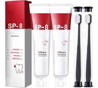 SP8 Probiotic Toothpaste - Sp-8 Probiotic Toothpaste - Sp-8 Ultra Whitening,SP 8 Toothpaste,Probiotic Brightening Toothpaste,Deep Cleaning Care Toothpaste, Stain Remover for Teeth (2Pcs)