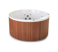 Spa apto para cuatro personas de forma circular de 178 cm fabricado en acrílico Broadway Round Roca - Azul / Con paneles