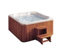 Spa apto para cuatro personas de forma cuadrada de 193 cm fabricado en acrílico Broadway Roca - BL Blanco / Con paneles