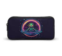 Spa-ce Alien - Estuche para lápices, bolsa de cosméticos, organizador para viajes y oficina