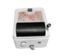 Spa de pies calefaccionado con masaje de burbujas, tina de pedicura profesional con indicador LED y diseño portátil, bañera de pies para relajación profunda para cuidado personal y alivio del e Metro