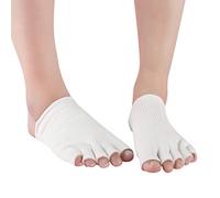 SPA Gel Rejuvenecimiento Toe Cover, Calcetín Ligero Transpirable de Cinco Dedos para Correr para Hombres y Mujeres, Forro Antideslizante de Corte bajo Invisible Separado con Calcetines Deportivos,