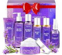 Spa Gifts for Women,Birthday Mothers Day Christmas Gifts for Women Mom Wife,Womens Gifts for Christmas,Lavender Bath Spa Set for Relaxation & Stress Relief,Relaxing Spa Gift Baskets Stocking Stuffers