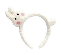 Spa Headband - Cartoon Cat And Bunny Headbands, Animal Design Plush Hairband, Skin Care Hairbands| For Traveling Holiday Home Spa Bathroom Party Apartment Travel Holiday Homes Bathrooms