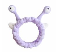 Spa Headband - Girls Adorable Snail Antenna Plush Hoop, Resilient Cartoon