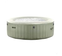 Spa hinchable intex bubble massage verde oliva 6 personas d216x71 cm