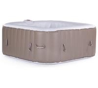 Spa hinchable - "monac" en pvc - 6 personas - topo/ crema