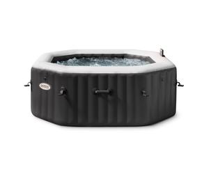Spa hinchable octogonal intex con burbujas y jets deluxe 795 litros