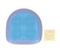 Spa inflable y bañera de hidromasaje tazas de succión de asiento no es deslizamiento cojín de asiento de refuerzo de apoyo (Blue)