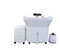 Spa japonés: Lavabo portátil de champú, Cuero cabelludo con vapor que circula agua, para salones de belleza, barberías y peluquerías (//F)