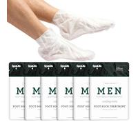 Spa Life Mens Cooling Mint Moisturizing Repairing Balm For The Working Feet (Foot Sock 3 Pairs)
