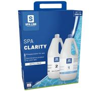 SPA Line SPA Clarity 2 x 1000 ml - Sistema de Cuidado de Jacuzzi 100% Natural - Reduce los Productos químicos hasta un 80% - Elimina impurezas y biopelícula - Respetuoso con el Medio Ambiente y Suave
