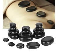 SPA Massage Stone,20 piezas de masaje de piedras calientes para pies calientes Para Masaje Facial para SPA, Bienestar y Relajación