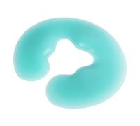 Spa mesa de masaje cama cojín de silicona almohadilla de belleza facial reposacabezas almohada herramienta de belleza (forma de U verde)