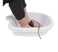 Spa para pies, masajeador de baño con calor, máquina de spa de pies con iones negativos, instrumento de desintoxicación para baño de pies, con función de temporización, calma y relaja los pies (EU)