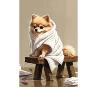Spa Paws: Cozy Dog & Lavender Bath Notebook: Cozy Dog Notebook