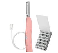 SPA SCIENCES - Maquinilla de afeitar Dermaplane patentada SIMA para la cara de las mujeres - Exfoliación facial 2 en 1 indolora y depilación de pelusas de melocotón - Antienvejecimiento - 3