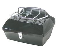 SPAAN Tour Pack - Baúl rígido de portaequipajes para moto custom, 48 litros, con placa, VR01-001