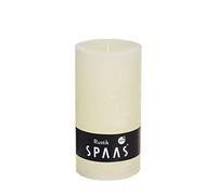 Spaas 6 Velas rústicas sin Perfume 70/130 mm, ± 60 Horas, Color Marfil, Cera de parafina, Crema, 7 cm, 6