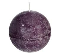 Spaas 6 Velas rústicas sin Perfume de 100 mm, ± 40 Horas, Color Berenjena