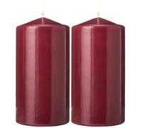 Spaas Vela cilíndrica perfumada de 80/150 mm, 65 Horas, cóctel de Bayas (Paquete de 2)