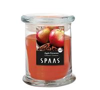 Spaas Vela perfumada en tarro doméstico, 60 horas, manzana y canela