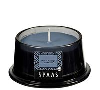 Spaas Vela perfumada en Vaso bajo, ± 15 Horas-Niebla de Nostalgia, Vidrio, Cera de parafina, Azul Marino, D 92 mm x H 48 mm
