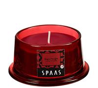 Spaas - Vela perfumada en Vaso bajo (Cera de parafina, 92 x 48 mm), Color Rojo