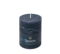 Spaas Vela pilar rústica, 80/110 mm, 65 h, color azul oscuro