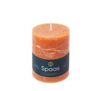 Spaas Vela pilar rústica, 80/110 mm, 65 h, color naranja