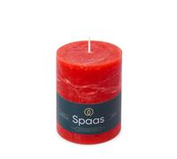 Spaas Vela pilar rústica, 80/110 mm, 65 h, color rojo
