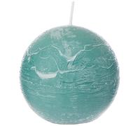 Spaas - Velas esféricas (6 Unidades, 80 mm, Aroma a parafina, Verde Esmeralda), Color Verde