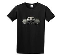 Space 1999 Eagle Retro TV Show Film 90S 80S Spaceship Geek Nerd Men's Cotton Shirt Black M