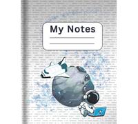 Space Adventure Lined Notebook: Perfect for Writing, Drawing, or Dreaming Big - 50 Pages with Fun Space Art, 8.5 x 11 Inches for Kids