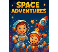 Space Adventures: A Coloring Book for Young Explorers