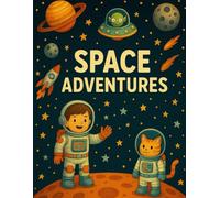 SPACE ADVENTURES: Fun & Easy Space Coloring Book for Kids Ages 2+ | Rockets, Aliens, Astronauts & Planets: An Exciting Space Coloring Journey with ... Astronauts - Perfect for Boys & Girls Ages 2+