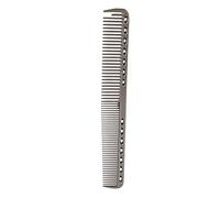 Space Aluminium Sparse Beauty Tool Peine de pelo de acero inoxidable, peine de corte de pelo de moda y duradero Peine antiestático Uso en el hogar Barbero Uso profesional para salón(Negro02)