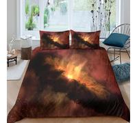 Space Art Abstract Funda de Edredón Juego de Ropa de Cama de 3 Piezas Diseño 3D con Cremallera Space Arte Abstract Funda Edredon Incluye Funda de Almohada a Juego for niños Super King（260x220cm）