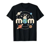 Space Astronaut Birthday Mom Family Coincidence Mother Plane Camiseta